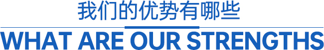 我們的優(yōu)勢(shì)有哪些？
